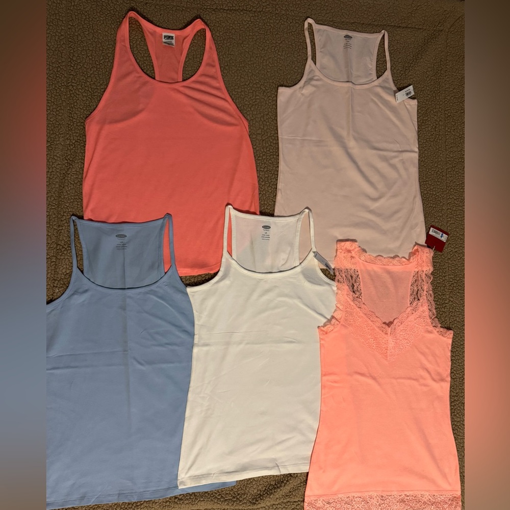 Five Long Tank Tops